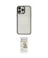 ieg™ iPhone 14 Pro Kılıf Doruk Doku Prime - Siyah Mat Seramik Nano Ekran Koruyucu