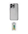 ieg™ iPhone 14 Pro Kılıf Doruk Doku Prime - Siyah Polymer Nano Ekran Koruyucu