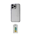 ieg™ iPhone 14 Pro Kılıf Doruk Doku Prime - Siyah Polymer Nano Ekran Koruyucu