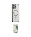 ieg™ iPhone 14 Pro Kılıf Doruk Minimal - Siyah 20D Premium Cam Ekran Koruyucu