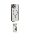 ieg™ iPhone 14 Pro Kılıf Doruk Minimal - Siyah 6D Mat Seramik Hayalet Nano Ekran Koruyucu