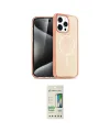 ieg™ iPhone 14 Pro Kılıf Eksen Doku Koleksiyonu - Siyah 20D Premium Cam Ekran Koruyucu