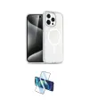 ieg™ iPhone 14 Pro Kılıf Eksen Doku Koleksiyonu - Siyah 3D Antistatik Cam Ekran Koruyucu