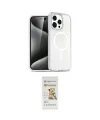 ieg™ iPhone 14 Pro Kılıf Eksen Doku Koleksiyonu - Siyah Mat Seramik Nano Ekran Koruyucu