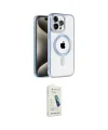 ieg™ iPhone 14 Pro Kılıf Eksen Form Koleksiyonu - Şeffaf Pasifik Cam Ekran Koruyucu