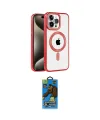 ieg™ iPhone 14 Pro Kılıf Eksen Form Koleksiyonu - Siyah 18D Cam Ekran Koruyucu