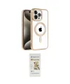 ieg™ iPhone 14 Pro Kılıf Eksen Form Koleksiyonu - Siyah Mat Seramik Nano Ekran Koruyucu