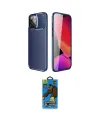 ieg™ iPhone 14 Pro Kılıf Eksen Form Prime - Siyah 18D Cam Ekran Koruyucu