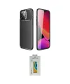 ieg™ iPhone 14 Pro Kılıf Eksen Form Prime - Siyah Polymer Nano Ekran Koruyucu