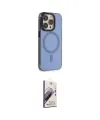 ieg™ iPhone 14 Pro Kılıf Eksen Işık Prime - Siyah Bilvis 3D Mat Cam Ekran Koruyucu