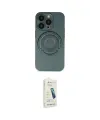 ieg™ iPhone 14 Pro Kılıf Eksen Klasik Prime - Şeffaf Pasifik Cam Ekran Koruyucu