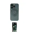 ieg™ iPhone 14 Pro Kılıf Eksen Klasik Prime - Siyah 360 Mat Full Body Arka Koruyucu