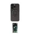 ieg™ iPhone 14 Pro Kılıf Eksen Klasik Prime - Siyah 360 Mat Full Body Arka Koruyucu
