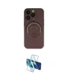 ieg™ iPhone 14 Pro Kılıf Eksen Klasik Prime - Siyah 3D Antistatik Cam Ekran Koruyucu