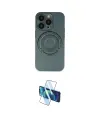ieg™ iPhone 14 Pro Kılıf Eksen Klasik Prime - Siyah 3D Antistatik Cam Ekran Koruyucu