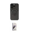ieg™ iPhone 14 Pro Kılıf Eksen Klasik Prime - Siyah Bilvis 3D Mat Cam Ekran Koruyucu