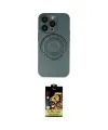 ieg™ iPhone 14 Pro Kılıf Eksen Klasik Prime - Siyah Buffer Cam Ekran Koruyucu