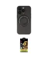 ieg™ iPhone 14 Pro Kılıf Eksen Klasik Prime - Siyah Buffer Cam Ekran Koruyucu