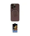 ieg™ iPhone 14 Pro Kılıf Eksen Klasik Prime - Siyah Buffer Hayalet Cam Ekran Koruyucu
