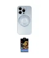 ieg™ iPhone 14 Pro Kılıf Eksen Klasik Prime - Siyah Buffer Hayalet Cam Ekran Koruyucu