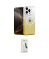 ieg™ iPhone 14 Pro Kılıf Eksen Minimal Özel Seri - Şeffaf Pasifik Cam Ekran Koruyucu