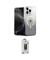 ieg™ iPhone 14 Pro Kılıf Eksen Minimal Özel Seri - Siyah Bilvis Hayalet Cam Ekran Koruyucu
