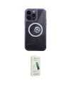 ieg™ iPhone 14 Pro Kılıf İz Form - Şeffaf Pasifik Cam Ekran Koruyucu