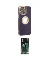 ieg™ iPhone 14 Pro Kılıf İz Form Serisi - Siyah 360 Mat Full Body Arka Koruyucu