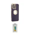 ieg™ iPhone 14 Pro Kılıf İz Form Serisi - Siyah Polymer Nano Ekran Koruyucu
