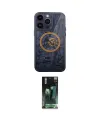 ieg™ iPhone 14 Pro Kılıf İz Form - Siyah 360 Mat Full Body Arka Koruyucu