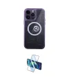 ieg™ iPhone 14 Pro Kılıf İz Form - Siyah 3D Antistatik Cam Ekran Koruyucu