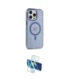 ieg™ iPhone 14 Pro Kılıf Kıvılcım Asil Özel Seri - Siyah 3D Antistatik Cam Ekran Koruyucu