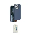 ieg™ iPhone 14 Pro Kılıf Kıvılcım Çizgi Serisi - Şeffaf Pasifik Cam Ekran Koruyucu