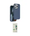ieg™ iPhone 14 Pro Kılıf Kıvılcım Çizgi Serisi - Siyah 20D Premium Cam Ekran Koruyucu