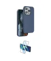 ieg™ iPhone 14 Pro Kılıf Kıvılcım Çizgi Serisi - Siyah 3D Antistatik Cam Ekran Koruyucu