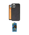 ieg™ iPhone 14 Pro Kılıf Kıvılcım Işık Serisi - Siyah 18D Cam Ekran Koruyucu