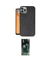 ieg™ iPhone 14 Pro Kılıf Kıvılcım Işık Serisi - Siyah 360 Mat Full Body Arka Koruyucu