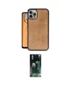ieg™ iPhone 14 Pro Kılıf Kıvılcım Işık Serisi - Siyah 360 Mat Full Body Arka Koruyucu