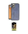 ieg™ iPhone 14 Pro Kılıf Kıvılcım Işık Serisi - Siyah Buffer Cam Ekran Koruyucu