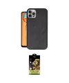 ieg™ iPhone 14 Pro Kılıf Kıvılcım Işık Serisi - Siyah Buffer Cam Ekran Koruyucu