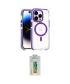 ieg™ iPhone 14 Pro Kılıf Kozmos Doku Koleksiyonu - Siyah Polymer Nano Ekran Koruyucu