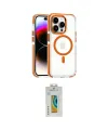 ieg™ iPhone 14 Pro Kılıf Kozmos Doku Koleksiyonu - Siyah Polymer Nano Ekran Koruyucu