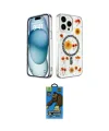 ieg™ iPhone 14 Pro Kılıf Kozmos Doku - Siyah 18D Cam Ekran Koruyucu