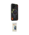 ieg™ iPhone 14 Pro Kılıf Kozmos Doku - Siyah 6D Mat Seramik Hayalet Nano Ekran Koruyucu