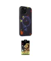 ieg™ iPhone 14 Pro Kılıf Kozmos Doku - Siyah Buffer Cam Ekran Koruyucu