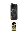 ieg™ iPhone 14 Pro Kılıf Kozmos Doku - Siyah Buffer Cam Ekran Koruyucu