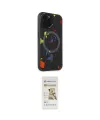 ieg™ iPhone 14 Pro Kılıf Kozmos Doku - Siyah Mat Seramik Nano Ekran Koruyucu