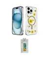 ieg™ iPhone 14 Pro Kılıf Kozmos Doku - Siyah Polymer Nano Ekran Koruyucu