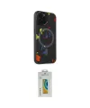 ieg™ iPhone 14 Pro Kılıf Kozmos Doku - Siyah Polymer Nano Ekran Koruyucu