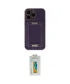 ieg™ iPhone 14 Pro Kılıf Kozmos Minimal Prime - Siyah Polymer Nano Ekran Koruyucu